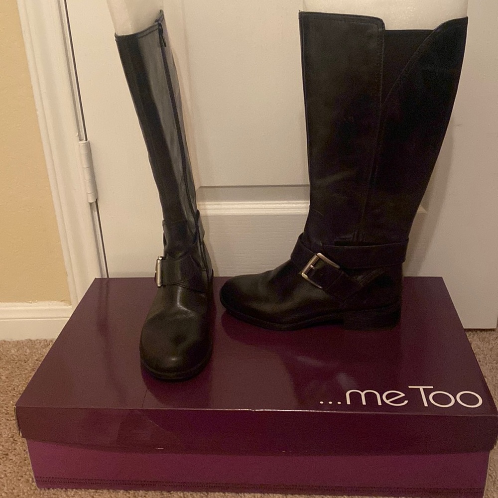 Me Too Women’s Darcey Leather Riding Boots **NIB** Sz 6M
